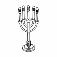 Flat Macro of futuristic menorah base with LED light strips concept as A macro shot of a futuristic menorah base embedded with glowing LED light strips The intricate details of th Squre vector