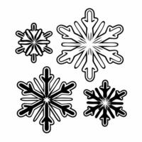 Flat Plain snowy village with glowing windows and copy space concept as A peaceful winter village with snow covered roofs and glowing windows offers a plain background with ample c Squre Set 2 vector