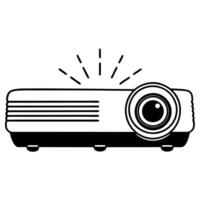 Flat Projector with Bhai Dooj floating icon concept as A projector with two floating holographic Bhai Dooj symbols glowing above casting a festive atmosphere The clean white backg Squre vector