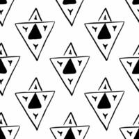 Flat Watercolor Star of David tiles with recycled paper texture seamless pattern concept as A seamless pattern of watercolor tiles featuring the Star of David made from recycled pa Squre vector