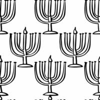 Flat Watercolor tiles featuring Hanukkah menorahs made from recycled glass concept as A seamless pattern of watercolor tiles showcasing Hanukkah menorahs created from recycled glas Squre Set 3 vector
