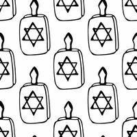 Flat Watercolor tiles featuring Hanukkah menorahs made from recycled glass concept as A seamless pattern of watercolor tiles showcasing Hanukkah menorahs created from recycled glas Squre Set 2 vector