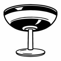 Floating Champagne Coupe concept as An isolated champagne coupe floating against a white background symbolizing the timeless elegance and celebration of Happy New Year 2026 The ca Squre vector