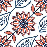 Folk art seamless pattern with geometric shapes and bright colors for a bold and modern ethnic design concept as Bold folk art pattern with geometric shapes and bright colors for a Squre vector