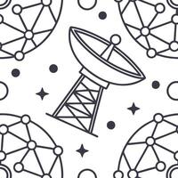 Futuristic seamless pattern featuring innovative techno geometrics and sharp angular details arranged in a tiled design with isolated whitebalance clarity concept as Innovative dig Squre vector