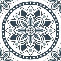Generate mandala motif synergy unify mosaic design highlight ethnic style in tile layout for pattern clarity Clean vector