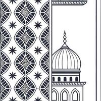 Generate seamless tile design mixing cultural textiles and modern artistic symbols with clean white space for artistic branding concept as Clean and modern designs use cultural tex Squre vector