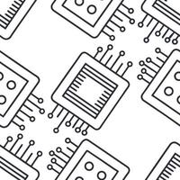 Generate seamless tile patterns using layered circuit board components and digital wiring diagrams with isolated white balance for tech interfaces concept as Merge layered circuit Squre vector
