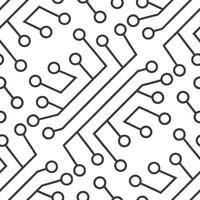 Generate seamless tile patterns with layered circuit board schematics and digital overlays on isolated white for futuristic interface design concept as Combine layered circuit boar Squre vector