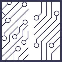 Generate sleek tile layout combining stylized circuit lines geometry and isolated white fields emphasizing advanced minimalism concept as Showcase futuristic networks with refined Squre vector