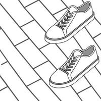 Generate streamlined techno stripes on modular tiles isolating bright white space enhancing brand sophistication concept as Convey polished line arcs balanced by minimal emptiness Squre vector