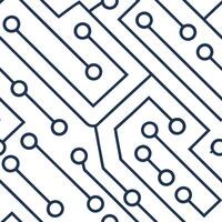 Generate seamless tile patterns with techno lines interwoven with digital circuits and isolated white balance for a modern tech look concept as Interwoven digital circuits and tech Squre vector