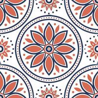Generate vibrant ethnic tile patterns with repeating designs featuring traditional motifs rich textures and isolated white space for balance concept as Traditional ethnic motifs ar Squre vector