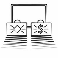 Glossy Acquisition Background with Dynamic Corporate Icons concept as A glossy background featuring dynamic corporate icons and acquisition symbols against a sleek reflective surfa Squre vector