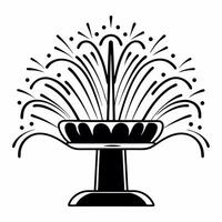 Glossy Champagne Fountain concept as A glossy background featuring a champagne fountain symbolizing the grandeur and celebration of New Year 2026 The camera captures the dynamic m Squre vector