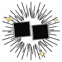 Glossy Clearance Event Background with Flashing Light Effects concept as A vibrant glossy background with flashing light effects and clearance event symbols creating an energetic a Squre vector