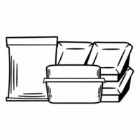 Glossy Eco Friendly Packaging concept as A seamless background featuring glossy eco friendly packaging materials representing a commitment to Zero Waste for New Year 2026 The came Squre Set 2 vector