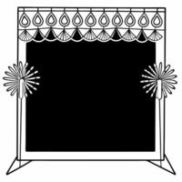Glossy Festival Lights Background concept as A glossy background featuring a vibrant display of festival lights with sparklers and Rangoli patterns subtly integrated into the desig Squre vector