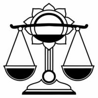 Glossy holographic balance scales and human rights badge copy space below concept as A holographic set of balance scales with a glowing human rights badge beside it representing ju Squre vector