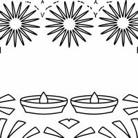Glossy Rangoli Festival Background concept as A wide angle shot of a festival scene with a glossy Rangoli pattern as the focal point The background is filled with sparklers and cu Squre vector