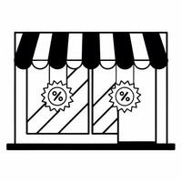Glossy Retail Window Display with Sale Stickers concept as A glossy background featuring a retail window display with sale stickers and digital coupon icons The design is vibrant Squre vector