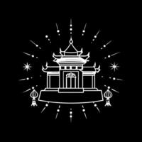 Glowing abstract art of a digital temple with Labh Pancham symbols concept as An abstract digital art banner featuring a glowing digital temple adorned with Labh Pancham symbols T Squre Set 2 vector