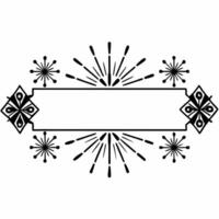 Glowing Abstract Cultural Art concept as An abstract digital art banner featuring glowing cultural symbols including sparklers and Rangoli patterns The design is modern and vibran Squre vector