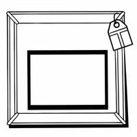Glowing sale tag and Cyber Monday gift box frame with copy space concept as A glowing sale tag and a floating gift box create a modern border frame with copy space symbolizing Cybe Squre vector