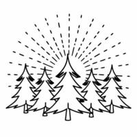 Glowing winter forest scene with radiant digital snowfall concept as A glowing abstract winter forest with radiant snowfall and vibrant neon elements The futuristic scene is perfe Squre vector