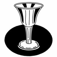 Holographic Champagne Flute Coaster concept as Wide shot of a holographic champagne flute coaster against a plain white background with copy space Camera captures the intricate ho Squre Set 2 vector