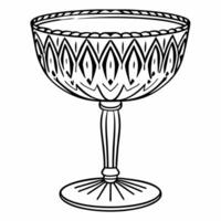 Holographic Champagne Flute Rim concept as Wide shot of a holographic champagne flute rim against a plain white background with copy space Camera captures the intricate holographi Squre Set 2 vector