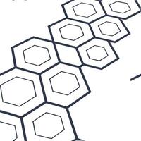 Imagine stylized geometry blocks crisp line intersections spacious white isolation modern tech essence in tile form concept as Rectangular blocks align in linear intersections larg Squre vector