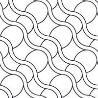 Incorporate twisted wave polygons define linear stroke outlines preserve crisp white fields cultivate sleek futuristic tile pattern concept as Twist wave polygons with linear strok Squre vector