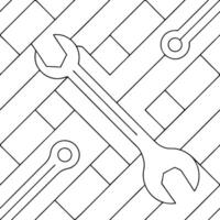 Integrate metallic circuit stripes on modular tile pattern accentuating crisp white zones with digital flair concept as Show refined line networks crisscrossing clean surfaces sugg Squre vector