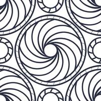 Integrate swirling torus outlines highlight ultra bright edges add white balance emphasis finalize forward thinking futuristic tile concept concept as Weave torus shapes with swirl Squre vector