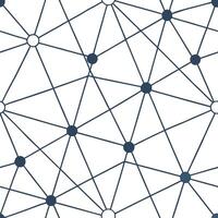 Intricate seamless pattern showcasing digital lines forming complex network grids in tiled design with isolated whitebalance for futuristic impact concept as Complex network grids Squre vector