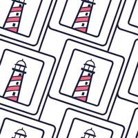 Invent futuristic stripe based tile patterns with elongated tech icons neon lines and crisp white isolation ideal for brand experiences or interactive kiosks concept as Stretch ico Squre vector