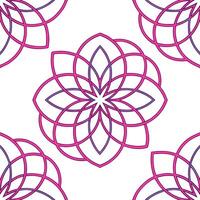 Invent neon fractal tile repeats where swirling shapes intersect on white delivering mesmerizing visuals for dynamic brand experiences and nightlife promotions concept as Construct Squre vector