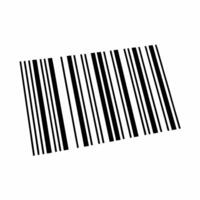 Isolated barcode with glowing sale price for Cyber Monday concept as A clean isolated barcode with a glowing sale price for Cyber Monday deals The minimalistic design on a white b Squre vector