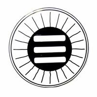 Isolated equality symbol equal sign with glowing effect for Human Rights Day concept as A of an equality symbol equal sign with a glowing effect isolated on a white back Squre vector