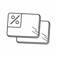 Isolated glowing payment icon with Cyber Monday discount tag concept as A glowing payment icon paired with a floating discount tag isolated on a white background The minimalistic Squre vector