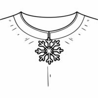 Macro of a glowing snowflake brooch on a radiant fabric concept as A glowing snowflake brooch pinned to a radiant fabric is captured in a macro shot The close up highlights the de Squre vector
