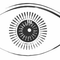 Macro of a glowing eye symbolizing human dignity and the right to see concept as A futuristic macro shot of a human eye with glowing digital elements representing the right to huma Squre vector