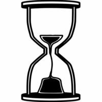 Macro shot of a glowing hourglass symbolizing the urgency of human rights and justice concept as A macro close up of a glowing digital hourglass representing the urgency of justice Squre vector