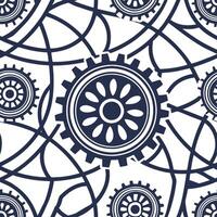 Modern digital tile pattern with intricate futuristic designs and refined isolated whitebalance effects forming a seamless network of abstract art and innovation concept as Intrica Squre vector