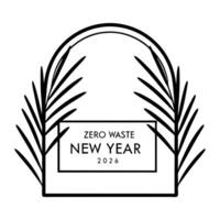 Natural Fiber Elements concept as A seamless design made of natural fibers symbolizing eco friendliness and a Zero Waste New Year 2026 The camera focuses on the textures an Squre vector
