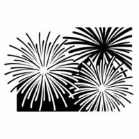 New Year Fireworks Display concept as A stunning display of fireworks lighting up the night sky celebrating the arrival of New Year 2026 The camera captures the vibrant colors and Squre vector