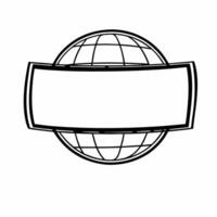 Plain light purple background with a globe outline copy space for global rights concept as A plain light purple background with a subtle outline of a globe symbolizing global human Squre vector