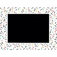 Plain White Confetti Shower concept as A plain white background with a shower of colorful confetti celebrating the joy and excitement of New Year 2026 The camera focuses on the cl Squre vector