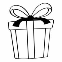 Plain White Gift Box Elements concept as A seamless plain white background featuring a beautifully wrapped gift box symbolizing the joy of giving for New Year 2026 Ideal for addin Squre vector
